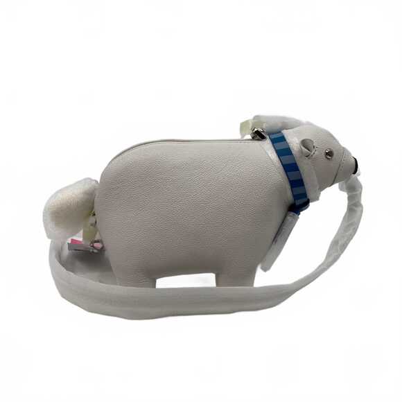 Kate Spade Polar Bear Leather Crossbody Bag | Polar Bear Theme, OS - Picture 6 of 7